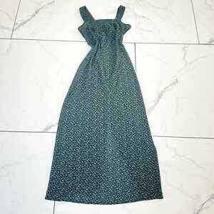 Chic Dark Green Maxi Dress